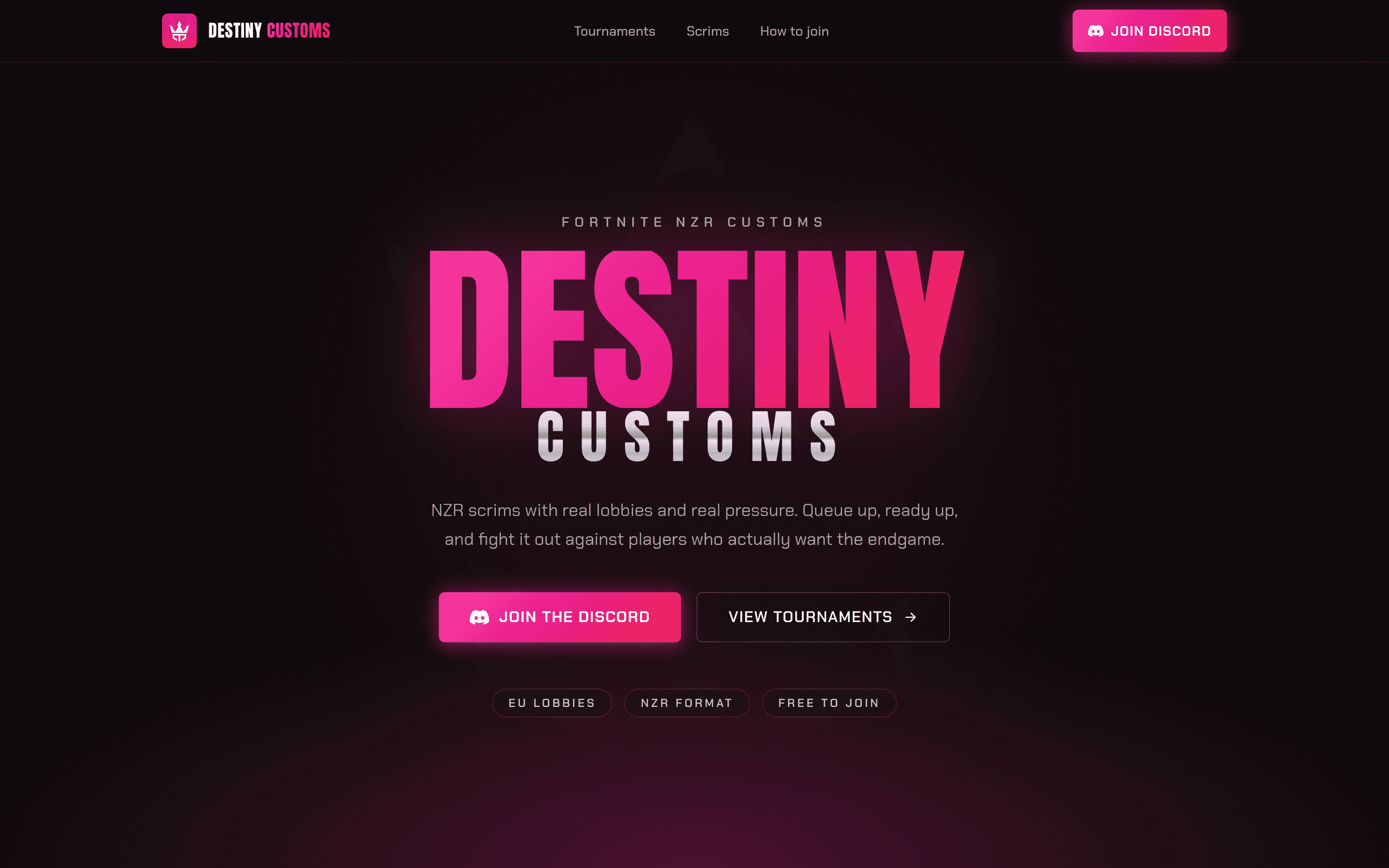 Screenshot of Destiny Customs